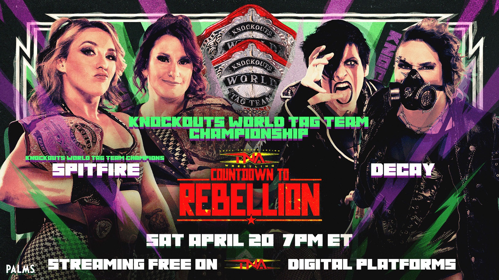 Decay Gets Their Knockouts World Tag Team Title Rematch vs. Spitfire on Countdown to Rebellion – TNA Wrestling