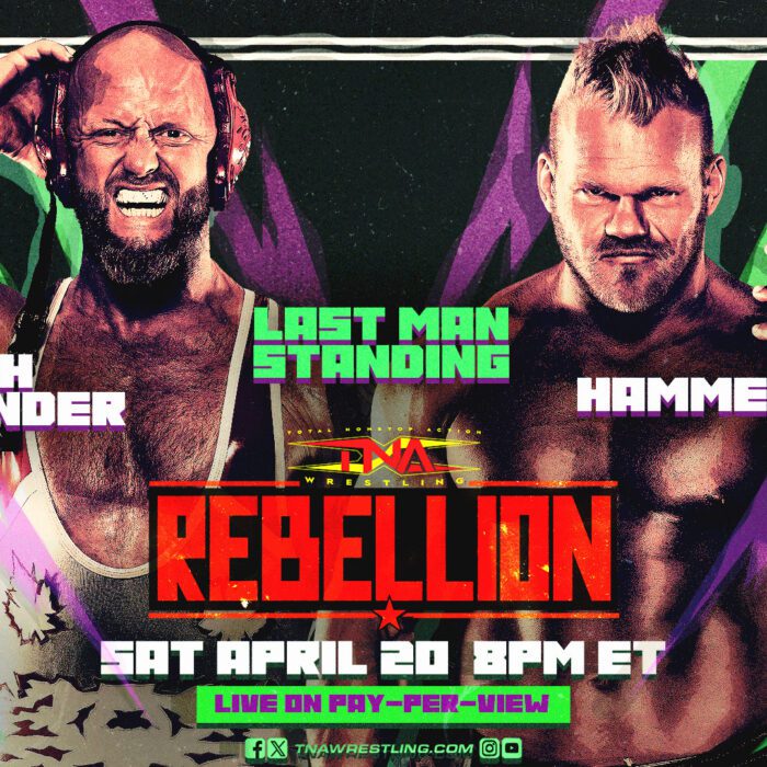 Josh Alexander vs. Hammerstone 3 at Rebellion Now a Last Man Standing Match – TNA Wrestling