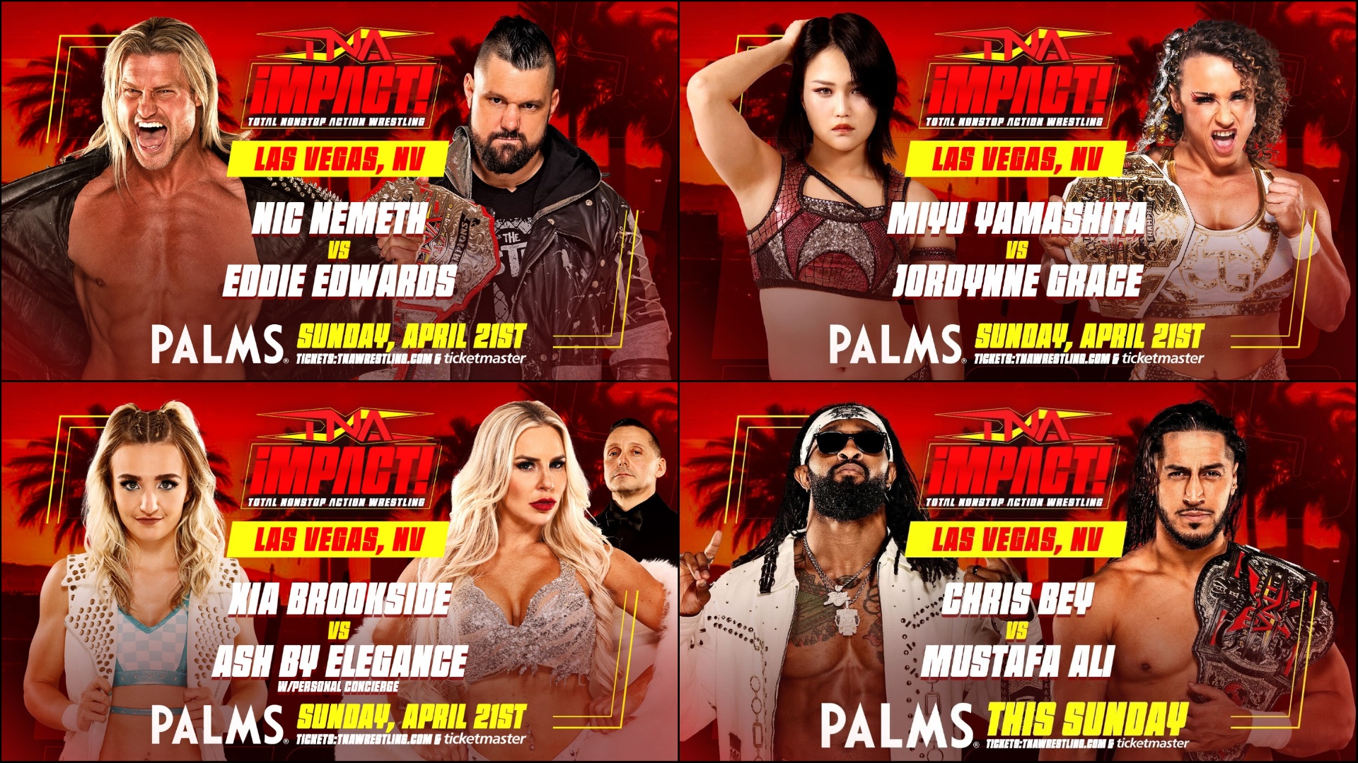 Las Vegas! See More Action This Sunday as TNA Wrestling Presents iMPACT! – TNA Wrestling