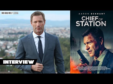 Aaron Eckhart Interview | Chief of Station (2024)