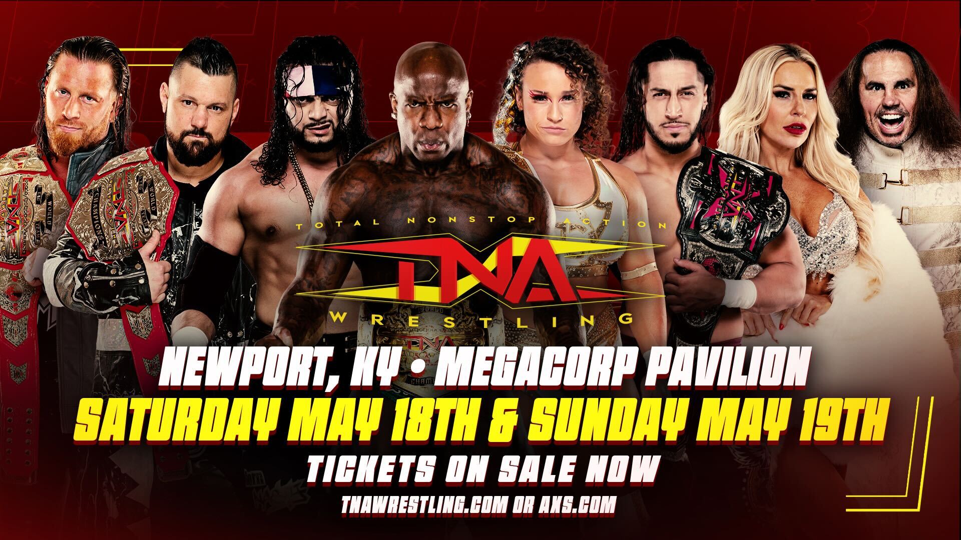Titanium Ticket Package Details for TNA iMPACT! in the Greater Cincinnati Area – TNA Wrestling