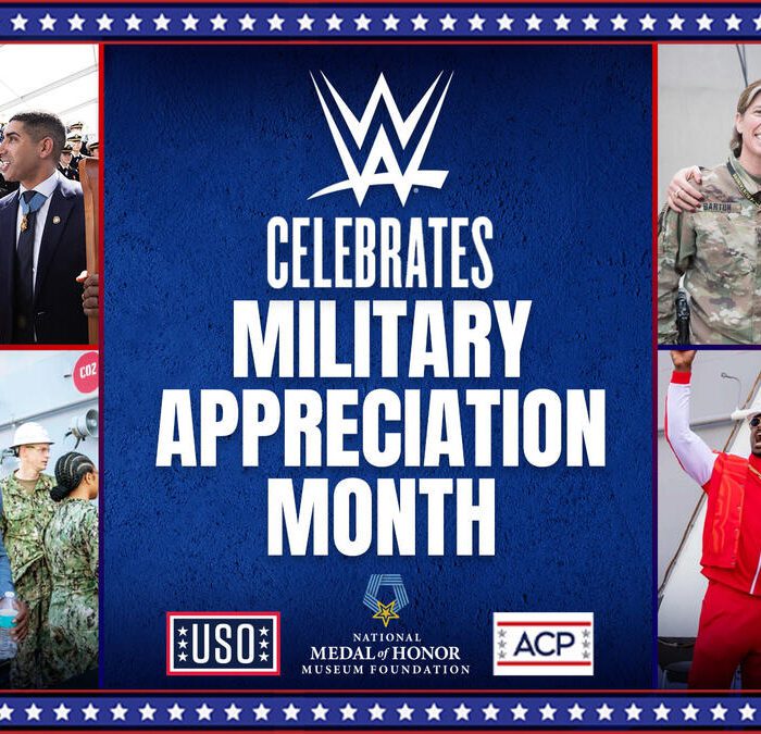 WWE offers complimentary tickets to service members and veterans during Military Appreciation Month this May