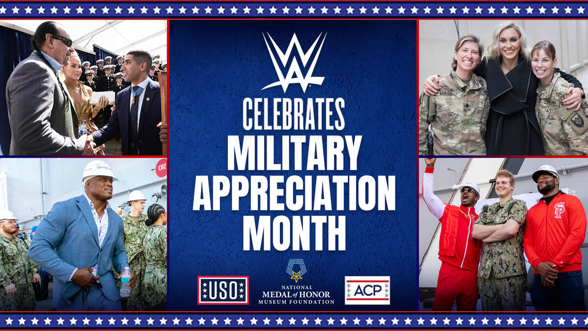 WWE offers complimentary tickets to service members and veterans during Military Appreciation Month this May
