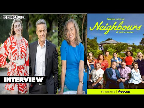 Amazon Freevee’s Neighbours | Stefan Dennis, Annie Jones & Georgie Stone Interview