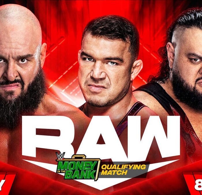 Braun Strowman, Chad Gable and “Big” Bronson Reed collide in Money in the Bank Qualifier