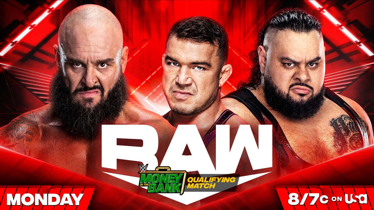 Braun Strowman, Chad Gable and “Big” Bronson Reed collide in Money in the Bank Qualifier