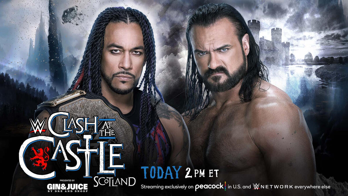 Full WWE Clash at the Castle Match Card results
