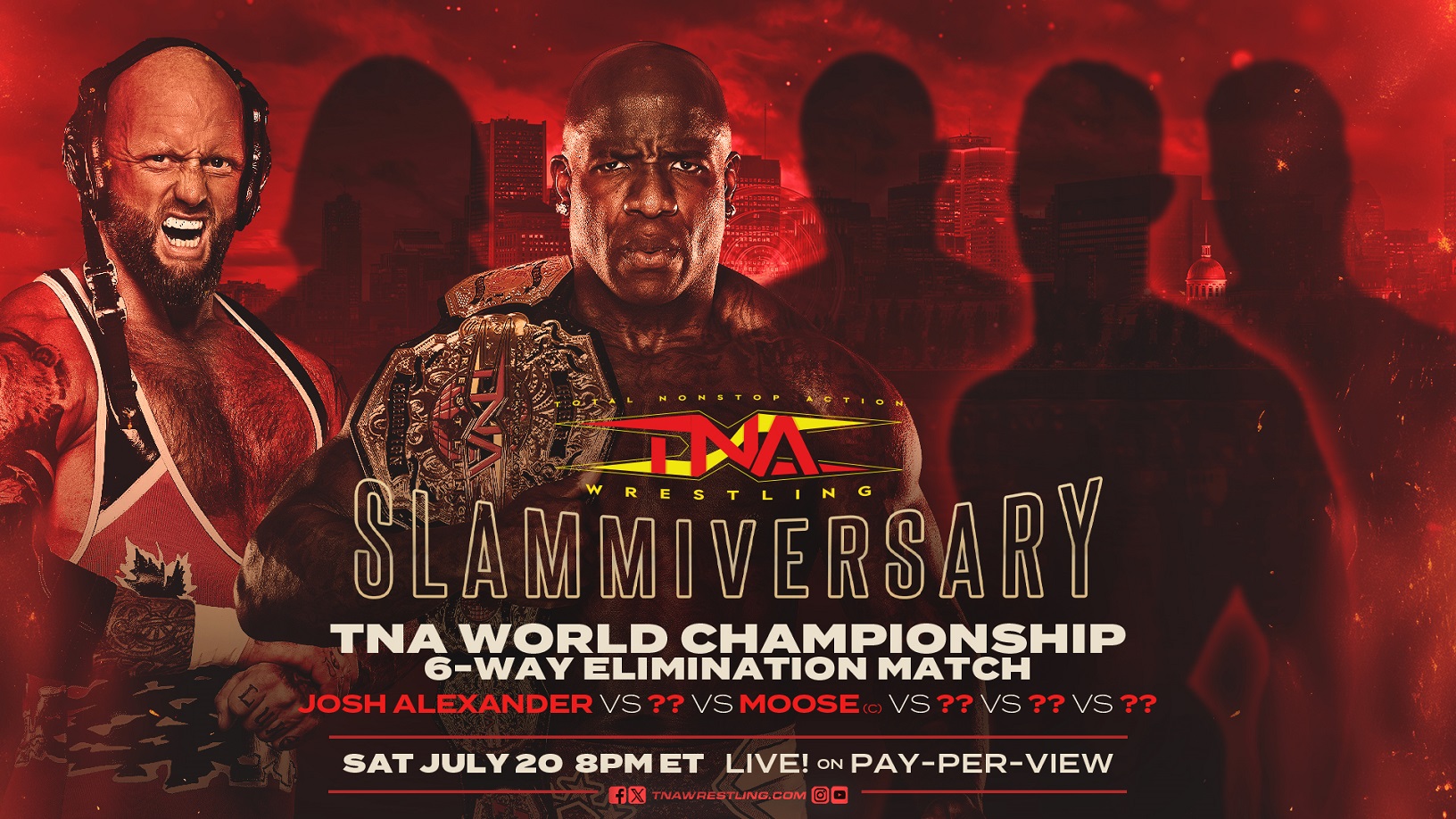 Moose to Defend TNA World Title in 6-Way Elimination Match at Slammiversary – TNA Wrestling