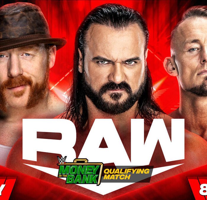 Sheamus vs. Drew McIntyre vs. Ilja Dragunov – Money in the Bank Qualifying Match