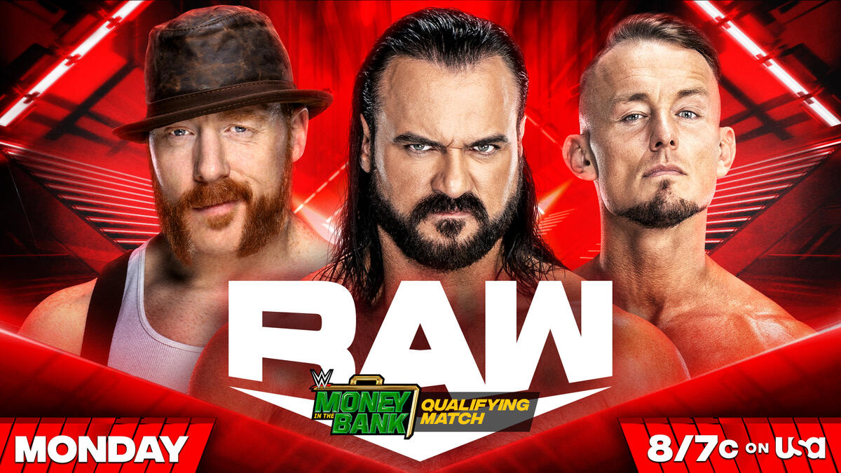 Sheamus vs. Drew McIntyre vs. Ilja Dragunov – Money in the Bank Qualifying Match