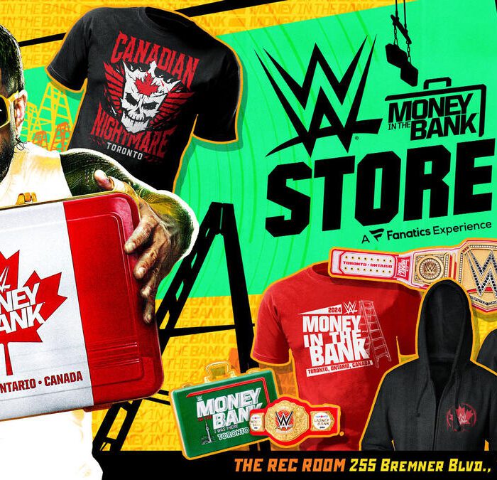 WWE Money in the Bank Store comes to Toronto