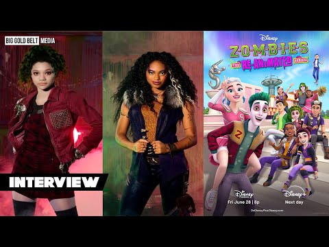 ZOMBIES: The Re-Animated Series | Chandler Kinney & Kylee Russell Interview | Disney