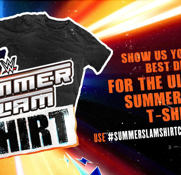 Enter the #SummerSlamShirtContest to win a trip to SummerSlam