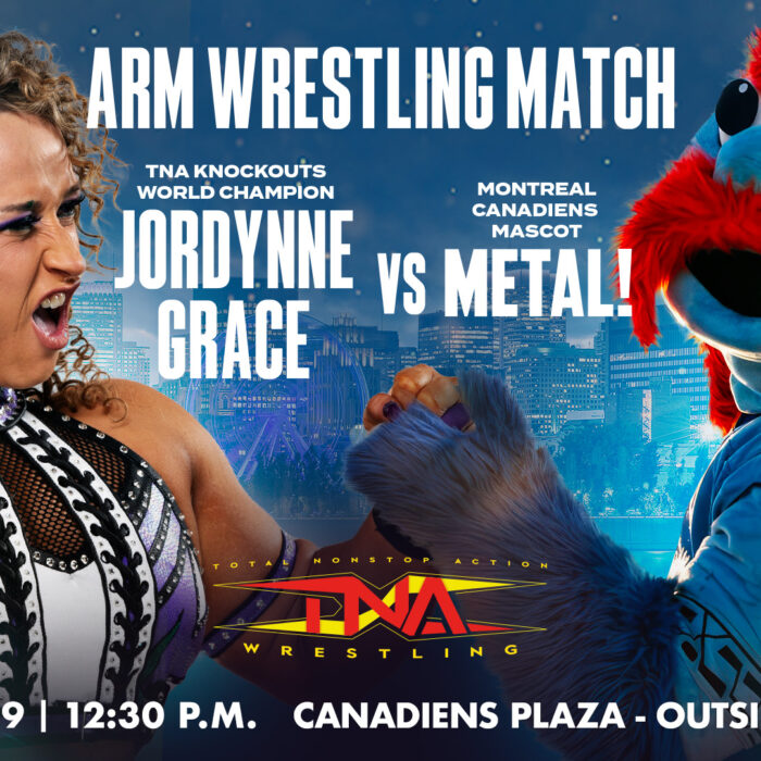 Jordynne Grace vs. METAL! Arm Wrestling Match Set for This Friday in Montreal – TNA Wrestling