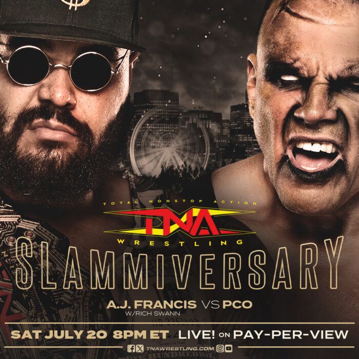 Two Titles on the Line for AJ Francis vs. PCO at TNA Slammiversary – TNA Wrestling