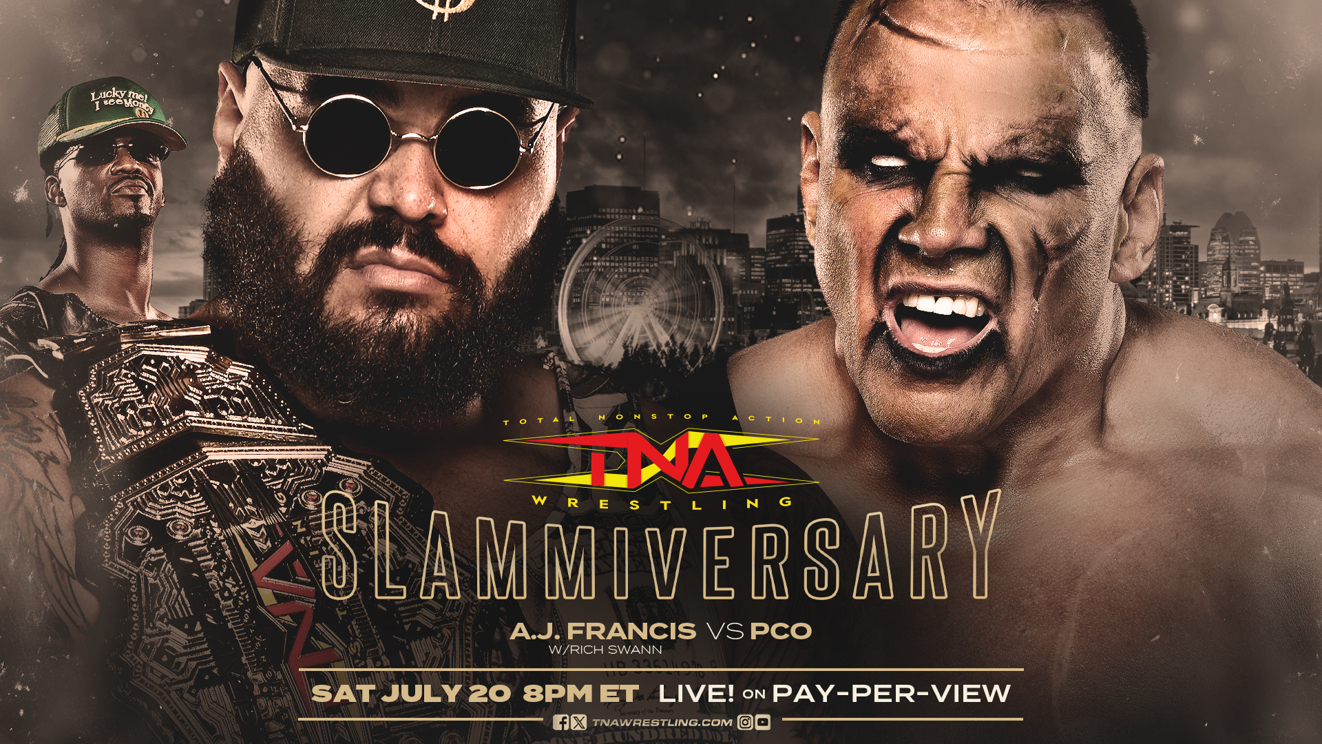 Two Titles on the Line for AJ Francis vs. PCO at TNA Slammiversary – TNA Wrestling