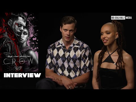 Bill Skarsgård & FKA twigs Interview | The Crow (2024)