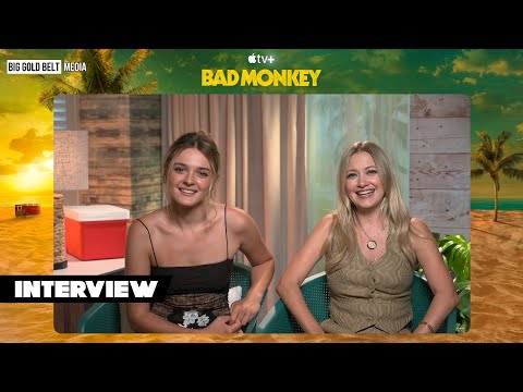 Charlotte Lawrence & Meredith Hagner Interview | Apple TV+ “Bad Monkey”