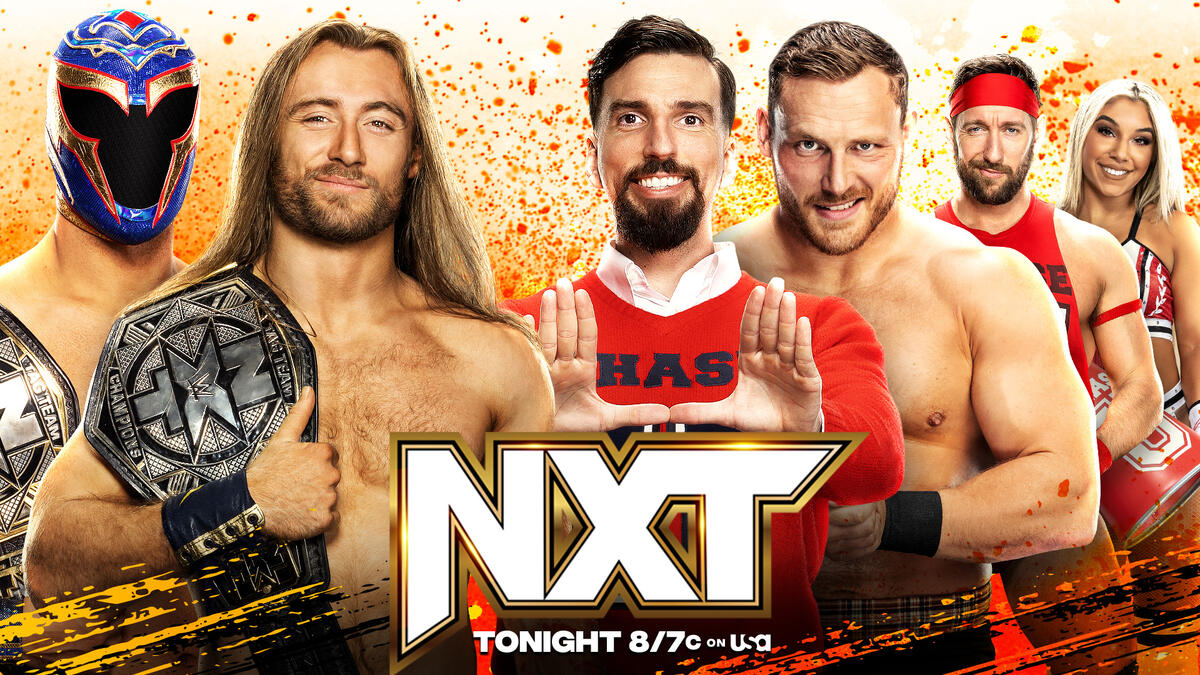 Chase U challenge Nathan Frazer and Axiom for the NXT Tag Team Title