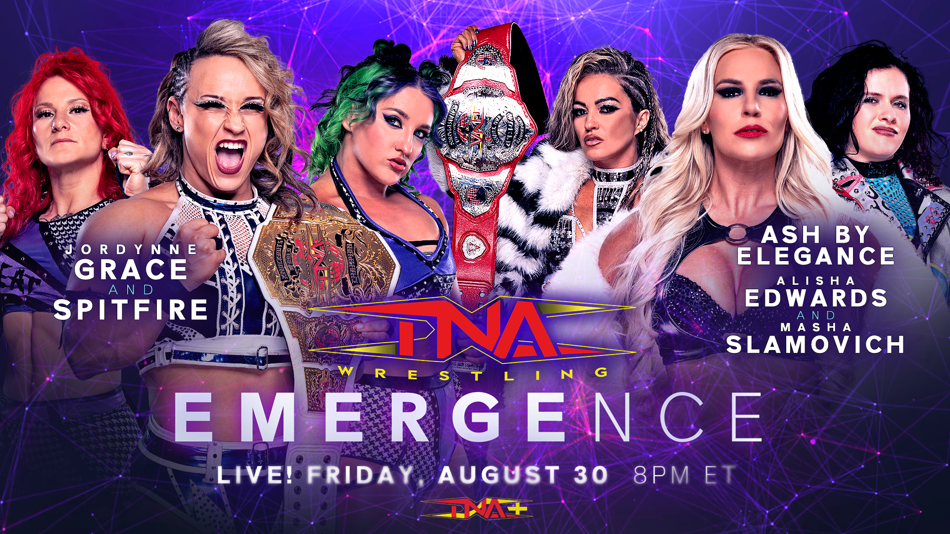 Grace & Spitfire vs. Ash & Malisha in 6-Knockout Tag Announced for Emergence – TNA Wrestling