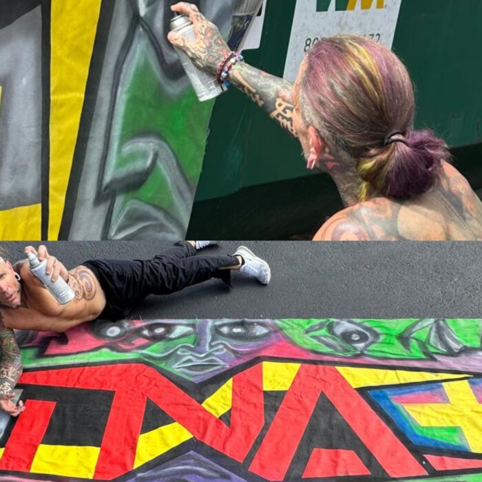 Jeff Hardy Match-Used & Autographed Ring Mat Portion, Hand-Drawn Collectible Art Now on TNA Wrestling’s eBay Store – TNA Wrestling