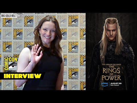 Morfydd Clark Interview “Galadriel” | The Lord of the Rings: The Rings of Power Season 2 | SDCC