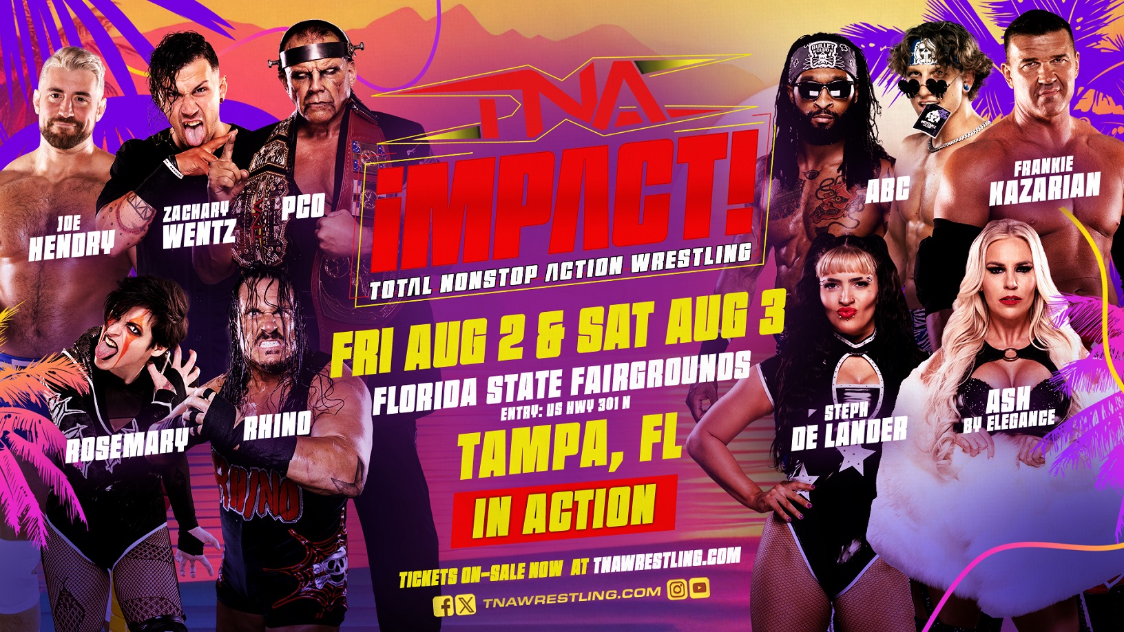 Preview the Loaded Lineup for TNA in Tampa This Friday & Saturday