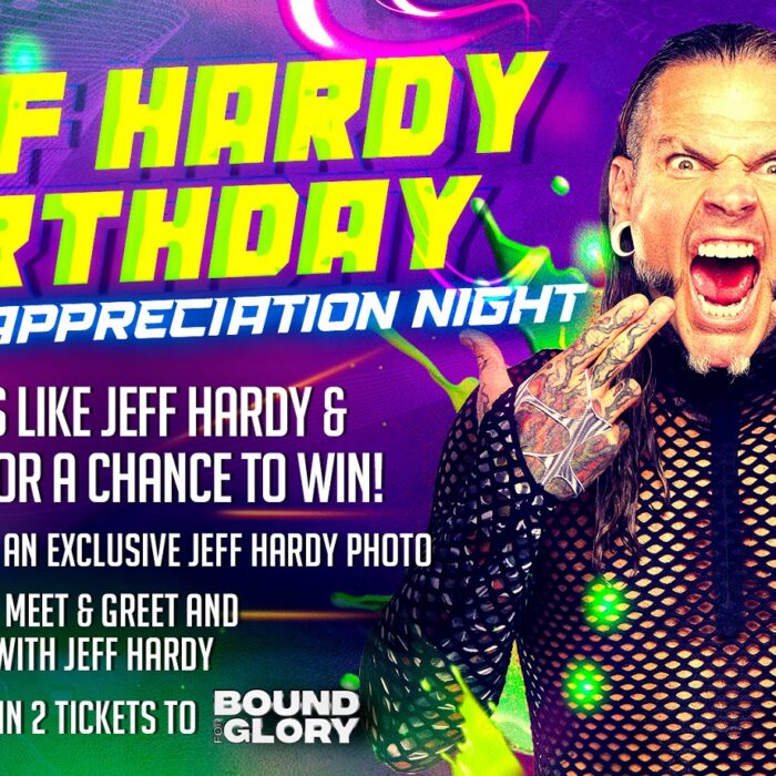 TNA Wrestling Invites Fans To Celebrate Wrestling Legend Jeff Hardy on Saturday, August 31 in Louisville – on His Birthday – TNA Wrestling