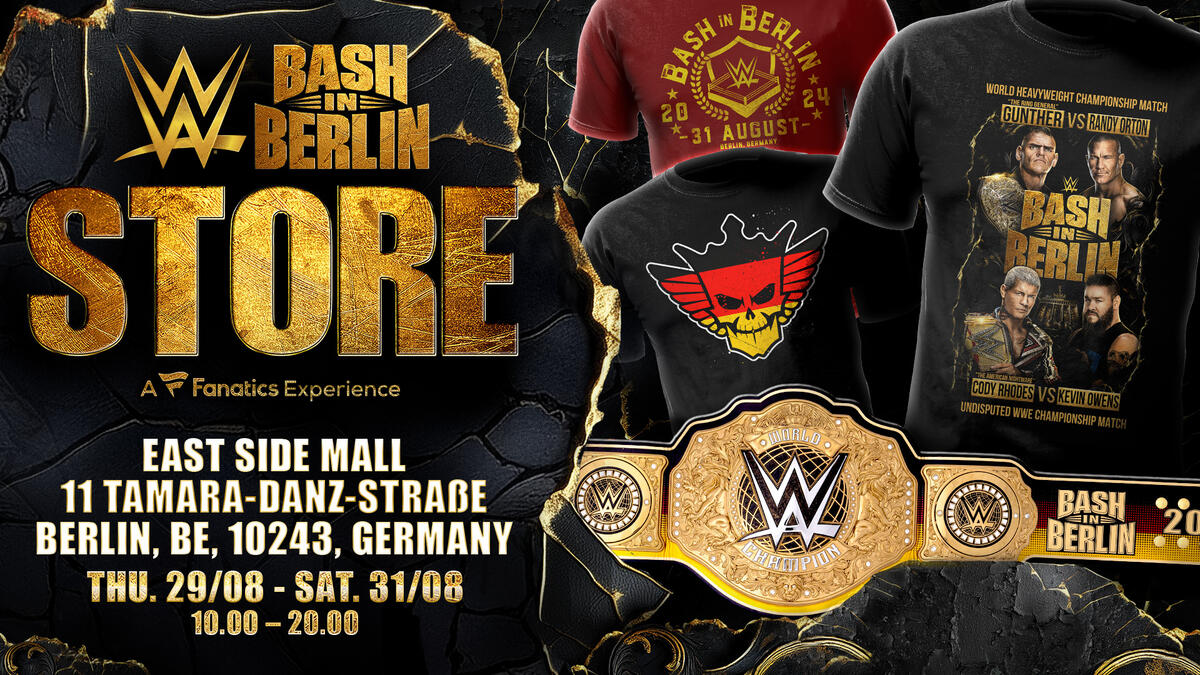 WWE Bash in Berlin Store comes to Berlin with special Superstar Meet & Greets