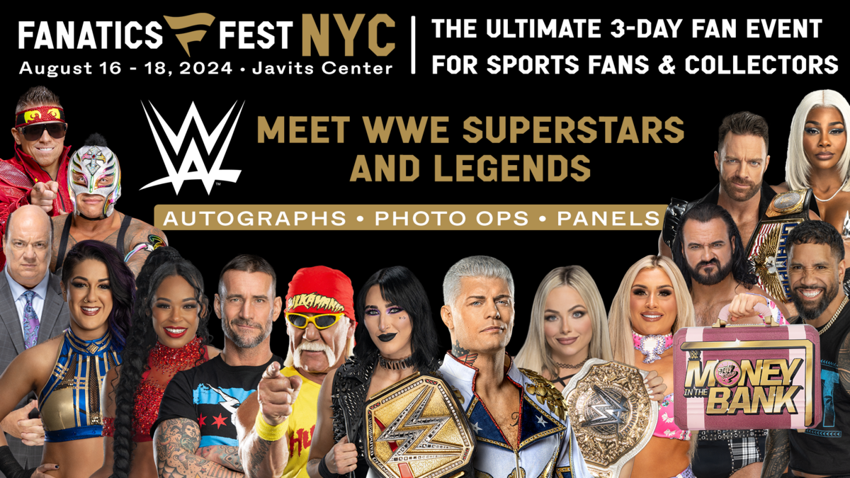 WWE Superstars highlight Fanatics Fest NYC Aug. 16-18