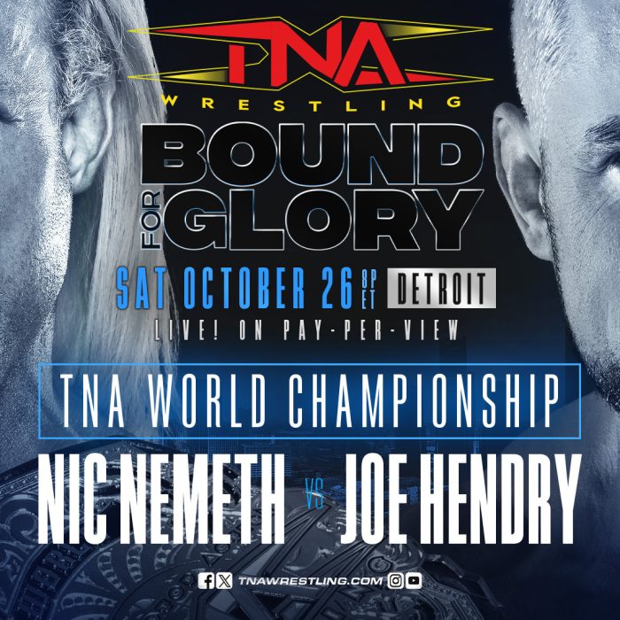 Joe Hendry vs. Nic Nemeth for the TNA World Championship Official for TNA Bound For Glory – TNA Wrestling