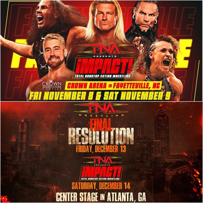 Tickets Go On-Sale Today For Upcoming TNA Wrestling Shows in Atlanta, Georgia & Fayetteville, North Carolina – TNA Wrestling