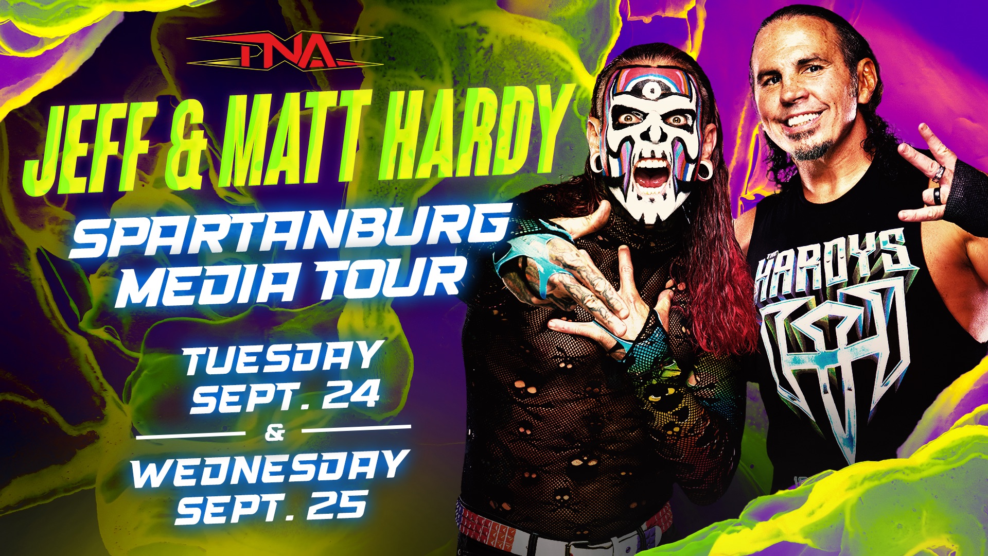 TNA Wrestling Returns To Spartanburg, S.C. For Two LIVE Pro Wrestling Shows, September 27-28 At Spartanburg Memorial Auditorium – TNA Wrestling