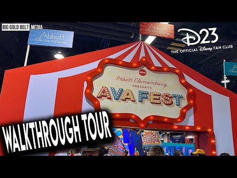 Abbott Elementary Presents: A.V.A. Fest Booth Tour | D23 2024