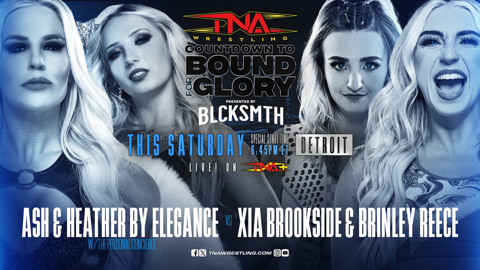 Ash & Heather By Elegance Seek Revenge on Xia Brookside & NXT’s Brinley Reece This Saturday Countdown to Bound For Glory – TNA Wrestling