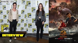 Darren Barnet & Kiersten Kelly Interview | Netflix's Jurassic World: Chaos Theory | SDCC 2024