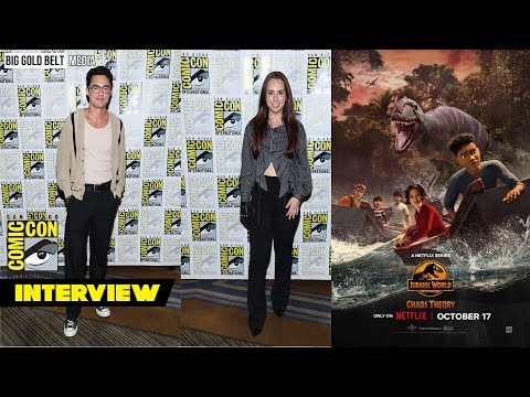 Darren Barnet & Kiersten Kelly Interview | Netflix’s Jurassic World: Chaos Theory | SDCC 2024