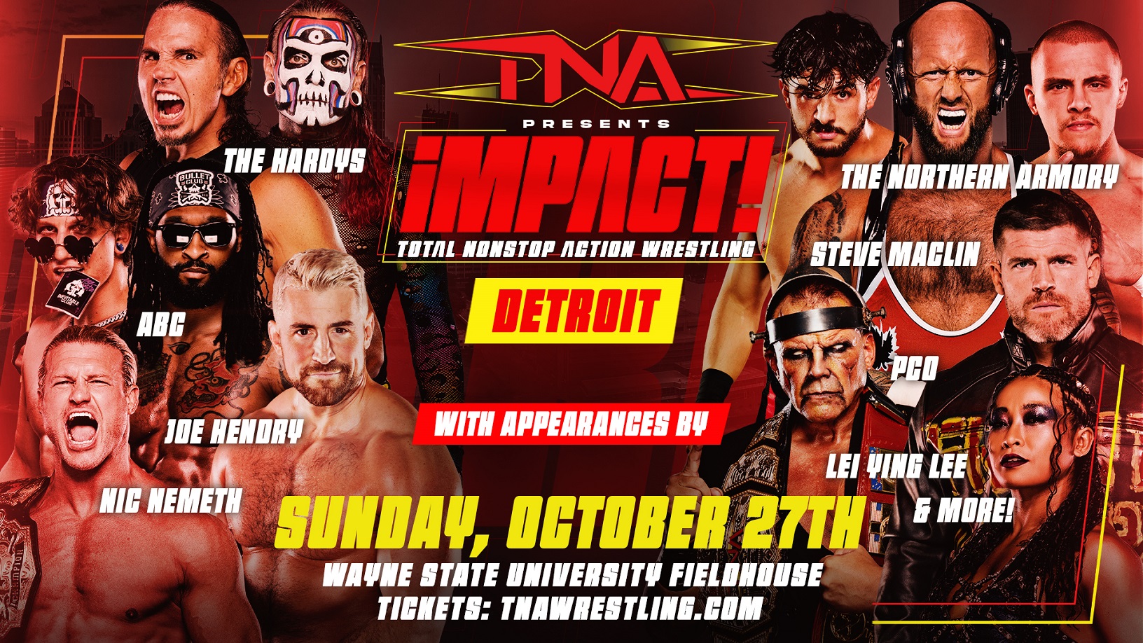 Detroit! After Bound For Glory, the Action Continues at TNA iMPACT! on October 27 – TNA Wrestling