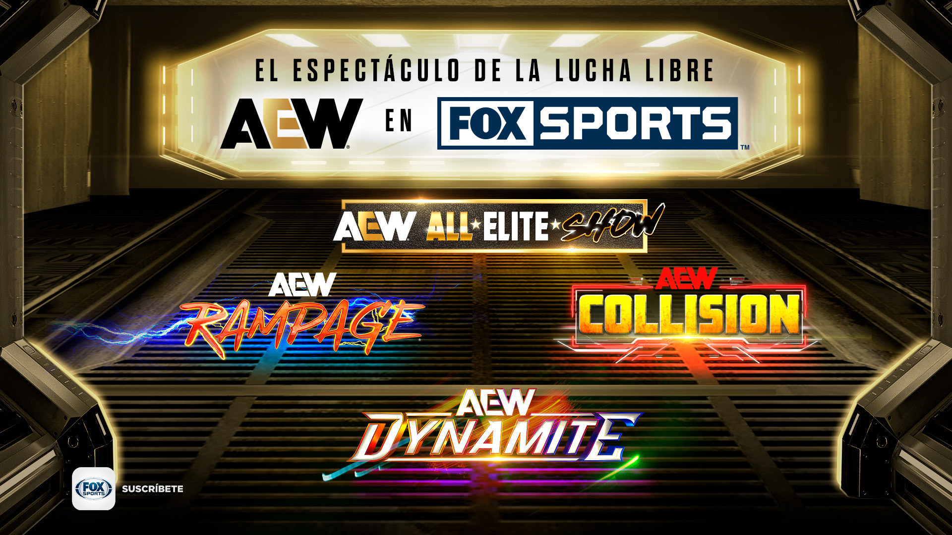 FOX Sports Mexico steps into the ring with All Elite Wrestling