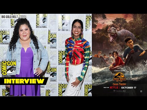 Kausar Mohammed & Raini Rodriguez Interview | Netflix’s Jurassic World: Chaos Theory | SDCC 2024