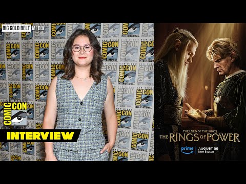 Megan Richards Interview | The Lord of the Rings: The Rings of Power Season 2 | SDCC