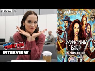 Melanie Scrofano Interview | Audible's Wynonna Earp: Tales from Purgatory | NYCC 2024
