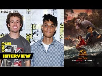 Sean Giambrone & Paul-Mikél Williams Interview | Netflix's Jurassic World: Chaos Theory | SDCC 2024