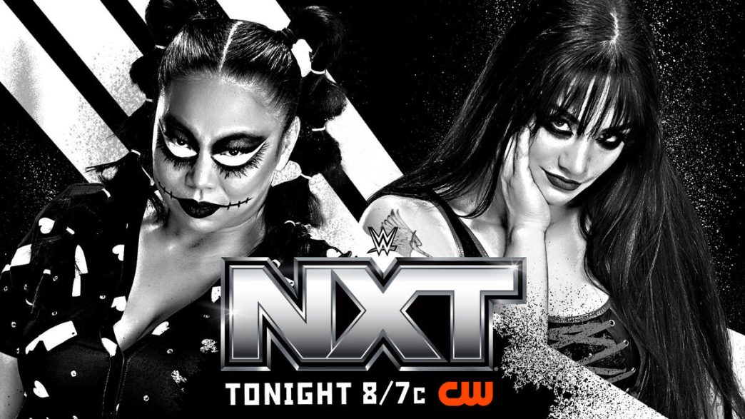 Tatum Paxley and Wendy Choo battle in a Casket Match