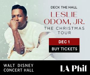 Leslie Odom Jr. Returns to Walt Disney Concert Hall for “The Christmas Tour”