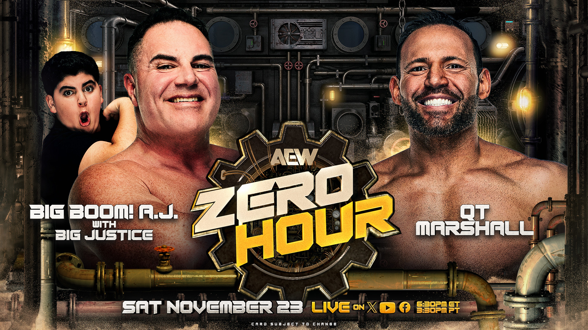 A.J. and Big Justice of “The Costco Guys” Bring the BOOM! to AEW Full Gear This Saturday