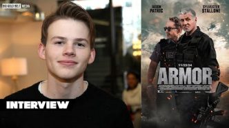 Behind the Scenes with Josh Wiggins in 'Armor' 2024