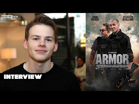 Behind the Scenes with Josh Wiggins in ‘Armor’ 2024