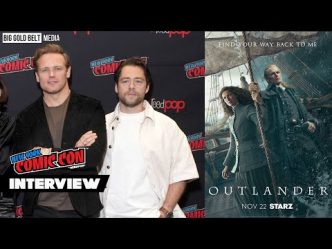 Behind the Scenes with Sam Heughan and Richard Rankin from 'Outlander' Season 7 at NYCC 2024