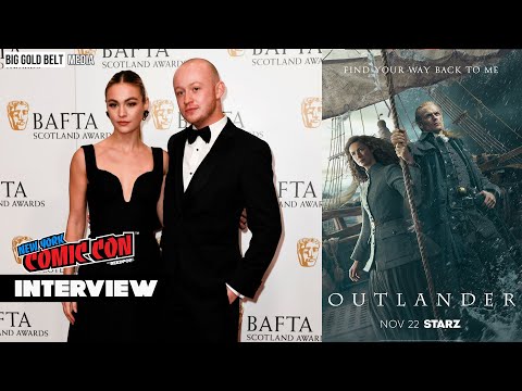 Behind the Scenes with Sophie Skelton and John Bell from ‘Outlander’ Season 7 at NYCC 2024